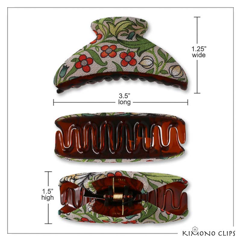 Kimono Clips - Wholesale Hair Clip - Women's - 224a Large Squeeze Assorted2