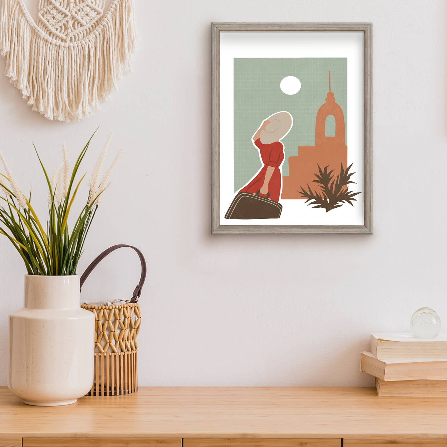 Ready2hangart, Inc. – wholesale Art print – 'Summer Nomad VII' Framed Print Wall Art by ChiChi Décor1