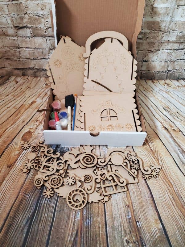 Kit maison en pain d'épice pour la vente par Heart n Sol