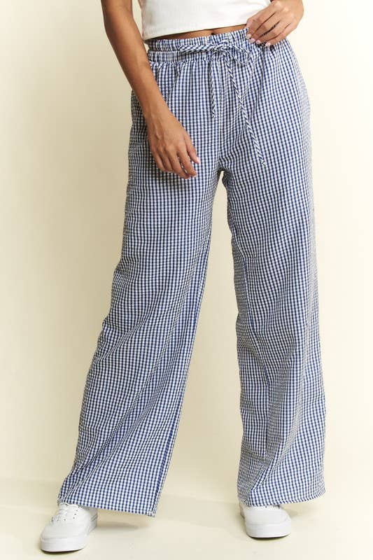 JADE BY JANE - Wholesale Pants - Women's - Gingham boxer pants3