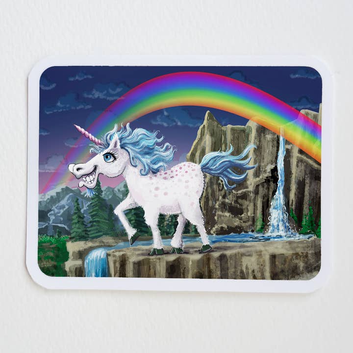 Unicorn Sticker for wholesale by Brian Barber, Illustration