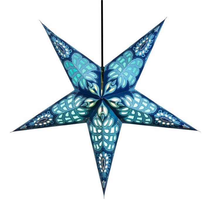 Om Paper Star Lantern - Atlantis for wholesale by Om Gallery