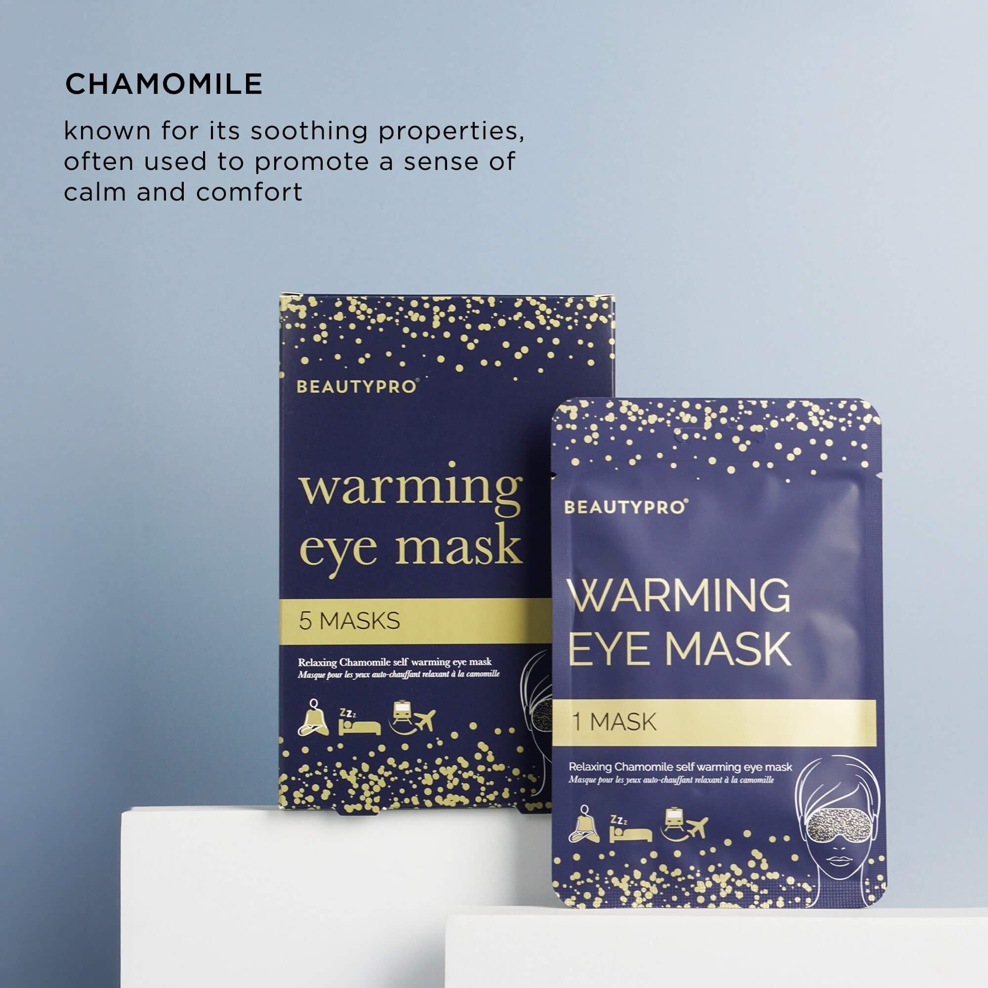 BEAUTYPRO – wholesale Eye treatment mask – WARMING EYE MASK (Pack of 5)5