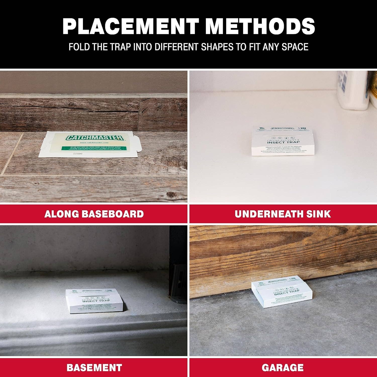 Innovarix - Wholesale Animal Repellent - Crawling Pest & Insect Traps - 4 Traps5