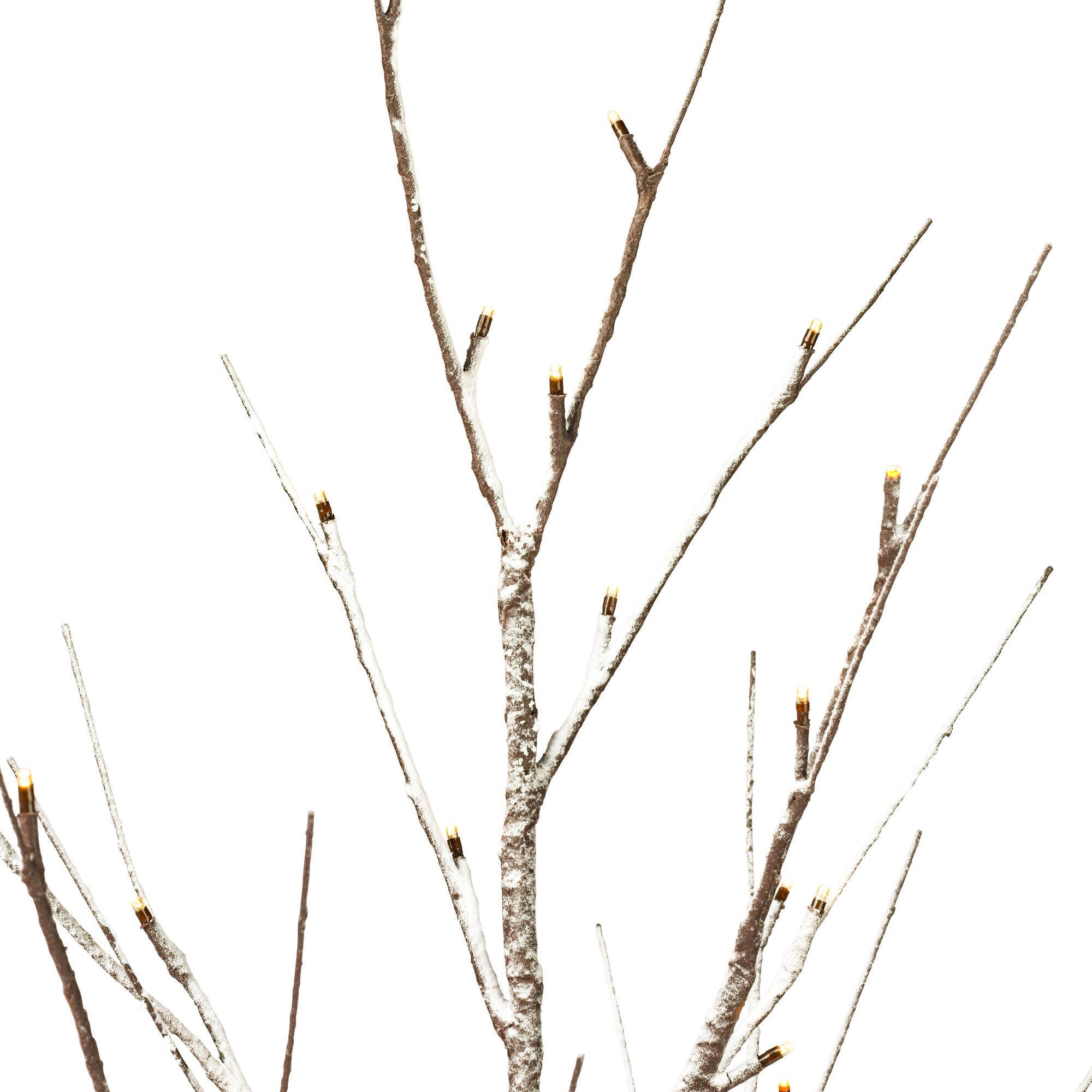 Vickerman 4' Brown Frosted Twig Tree LED 48WW for wholesale on Faire2