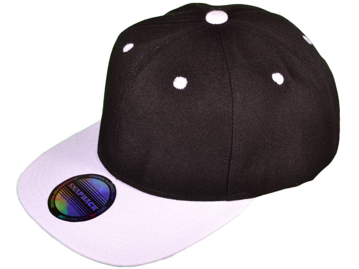 Buck Wholesale - Vente Casquette à visière plate – unisexe - Casquettes snapback unies à visière plate style vintage22