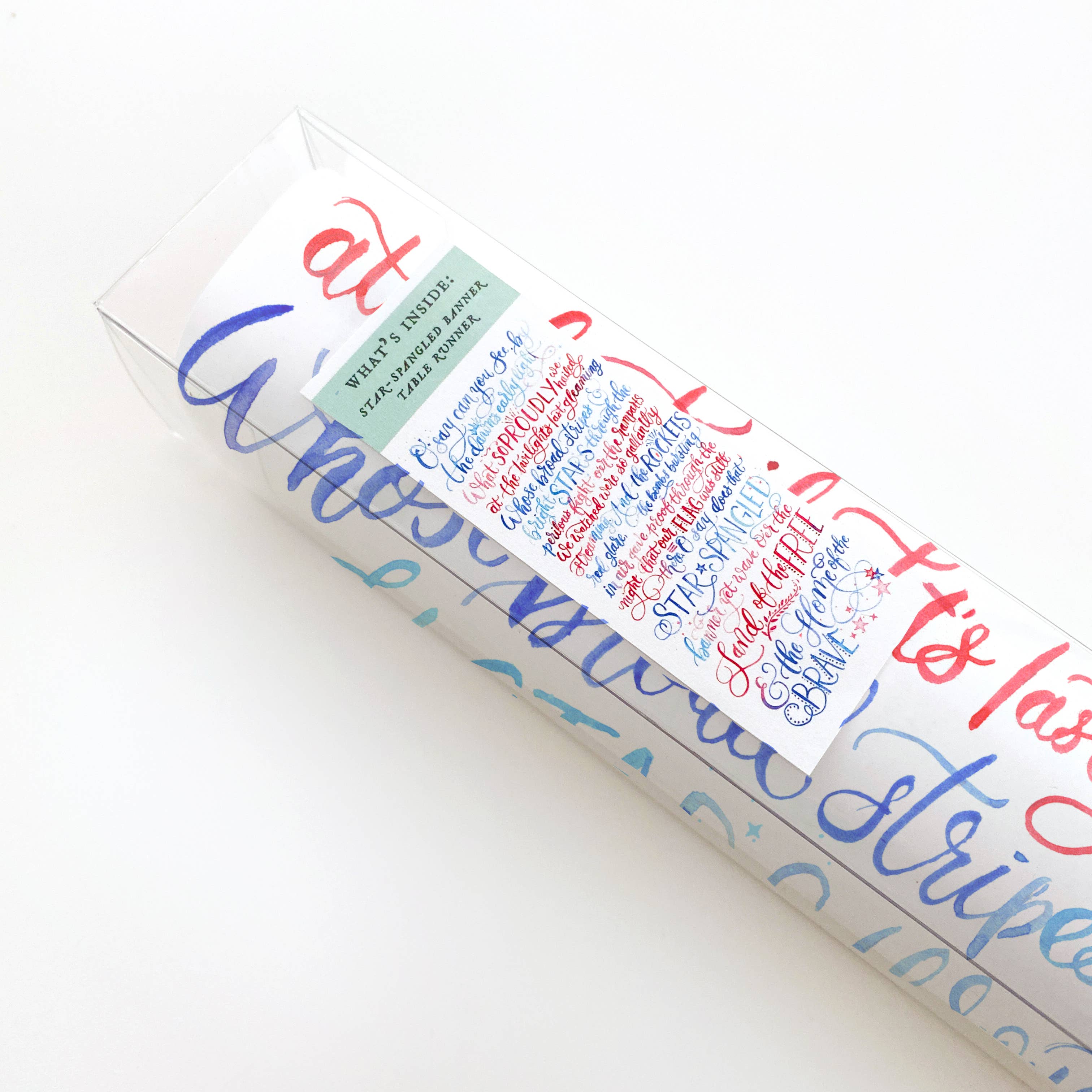 Cami Monet - Venta al por mayor Manteles/corredores de mesa desechables - Camino de mesa con bandera estrellada4