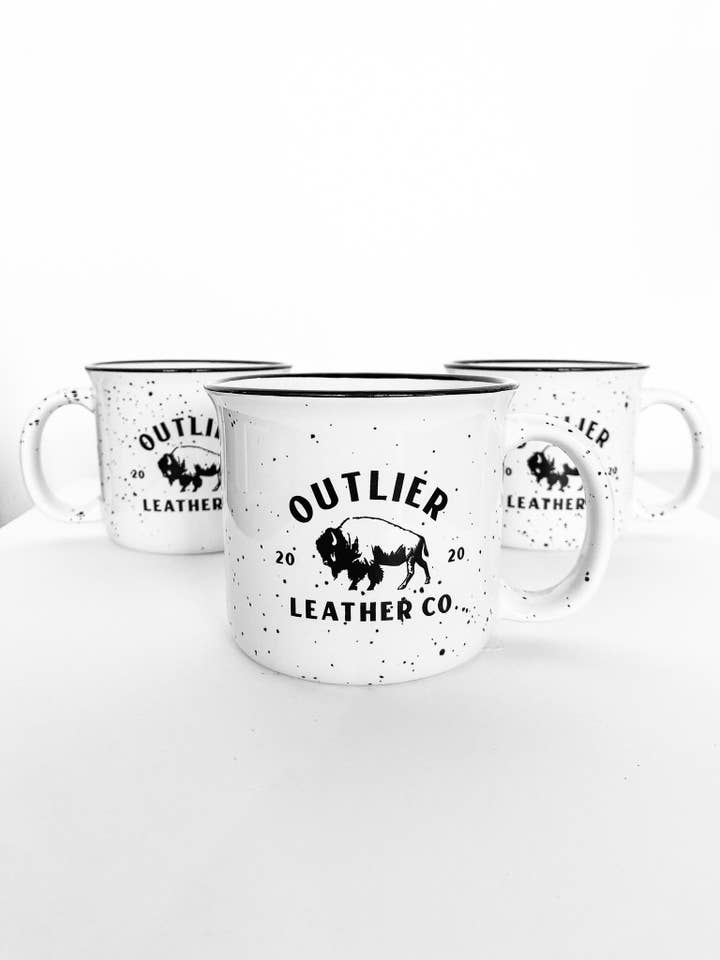 Ceramic Mug for wholesale by Outlier Leather Co.