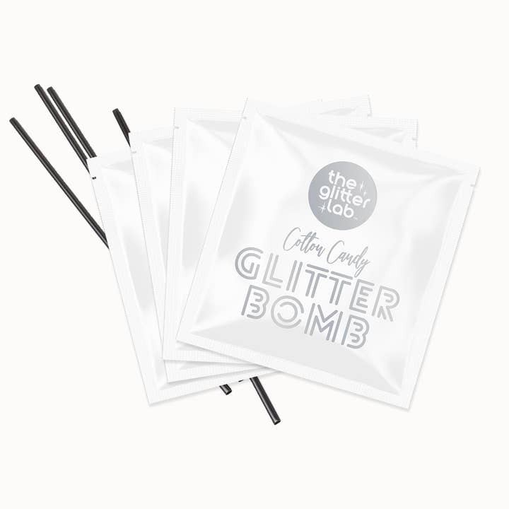 The Glitter Lab - Wholesale Cotton Candy - SPARKLE Drink Glitter Bombs for Cocktails, Mocktails & Soda1