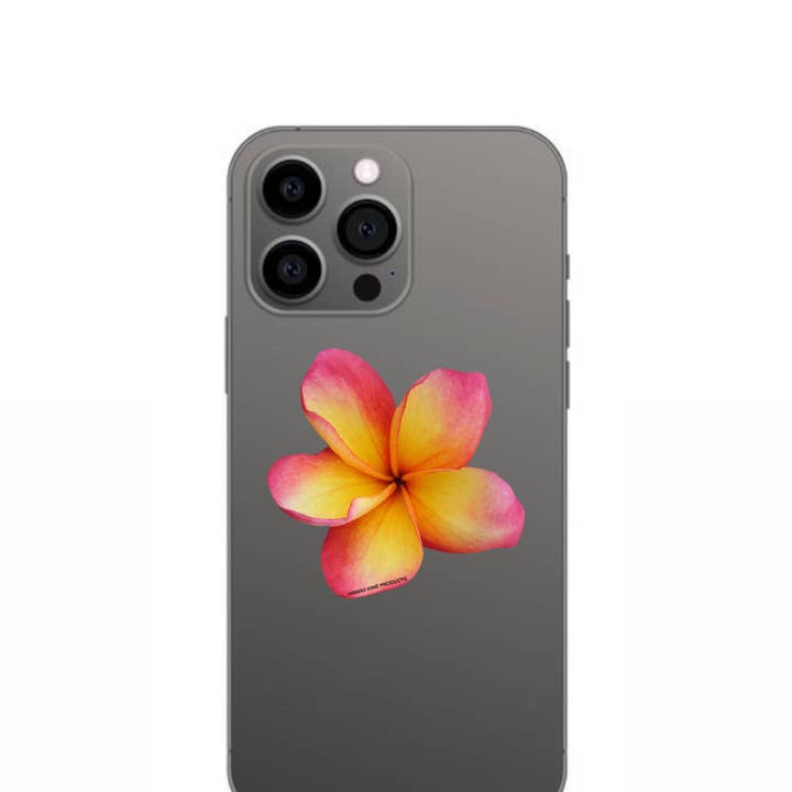 HAWAII KINE PRODUCTS LLC ā wholesale Phone grip ā PLUMERIA FLOWER PHONE GRIP1