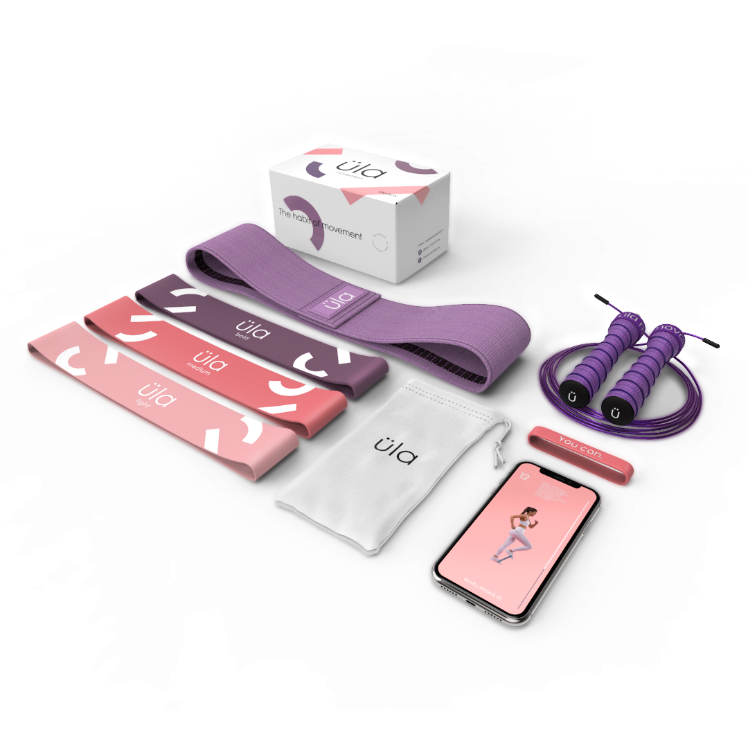 Üla Movement - Wholesale Fitness Equipment - Workout Essentials Set:Weerstandsbanden, Hip Band, Speedrope0