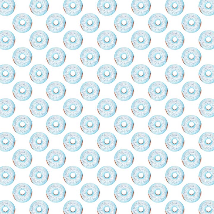 Blue Donuts - Charger - (SQUARE) - Chanukah / Hanukkah for wholesale by Altoonastore