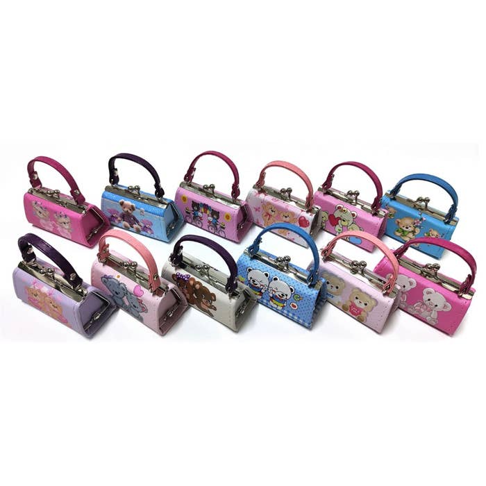 Teddy Bears Läppstift Mini handväska för wholesale av Peaceful Village Inc.