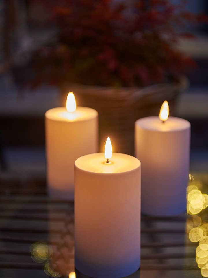Outdoor Pillar Candle for wholesale by Lumina Of London Co