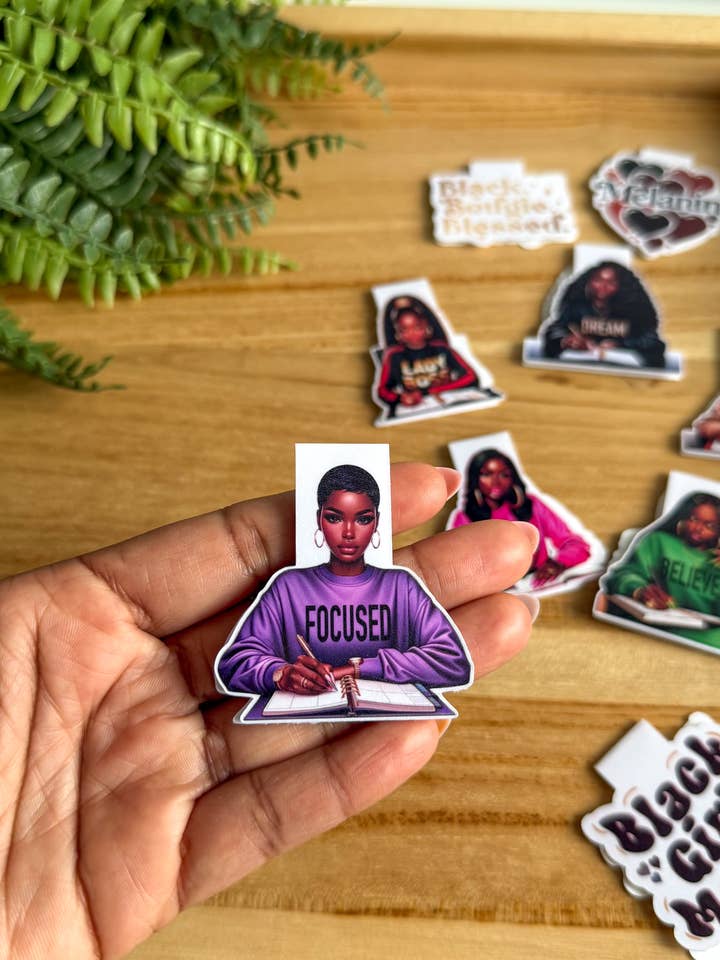 "Focused" Magnetic Bookmark for wholesale by Tia’s Dream Design Co