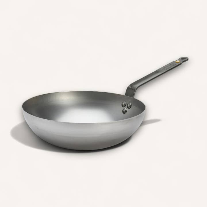 MINERAL B Carbon Steel Wok for wholesale by La Brigade de Buyer