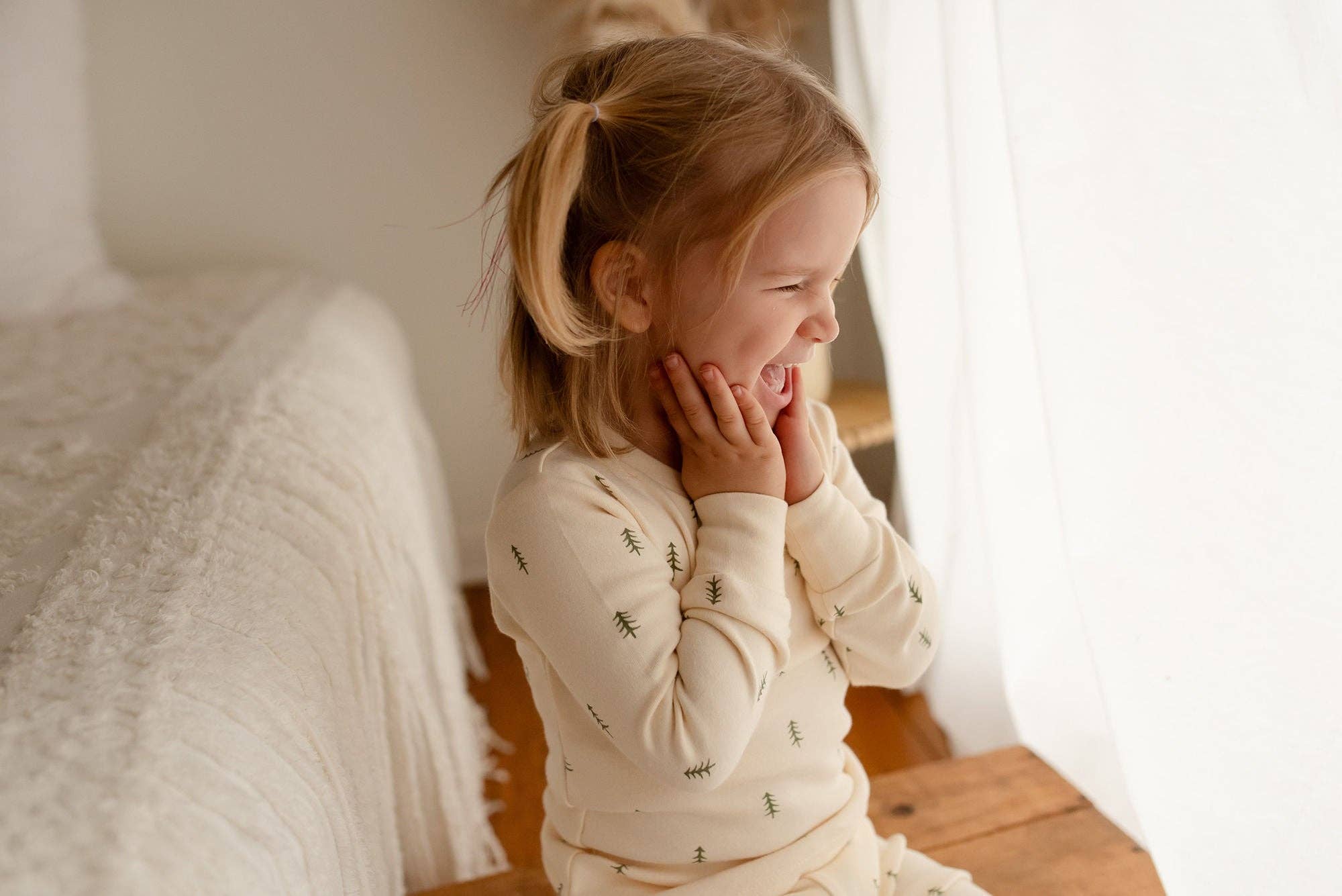 L'ovedbaby - Wholesale Sleepwear Set - Kids - Buttercream Tree | Kids' Organic PJ Set7