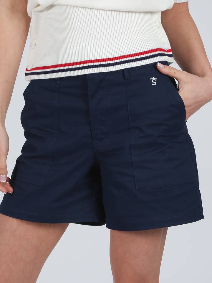 bermuda blu marino per la vendita all'ingrosso da parte di Solera