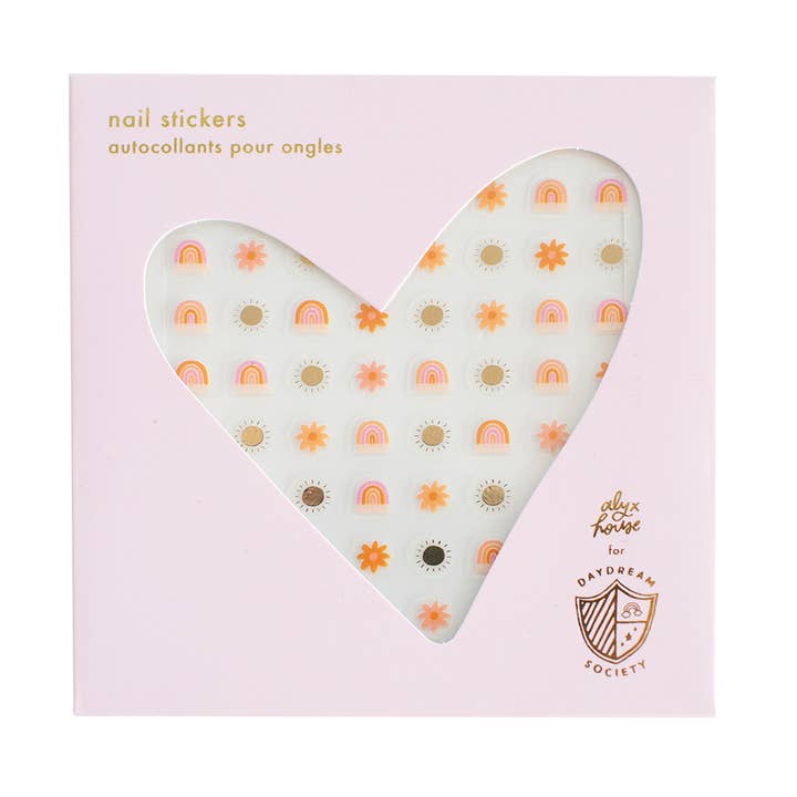 Boho Rainbow Nail Stickers - 1 Pk. for wholesale by Jollity & Co. + Daydream Society