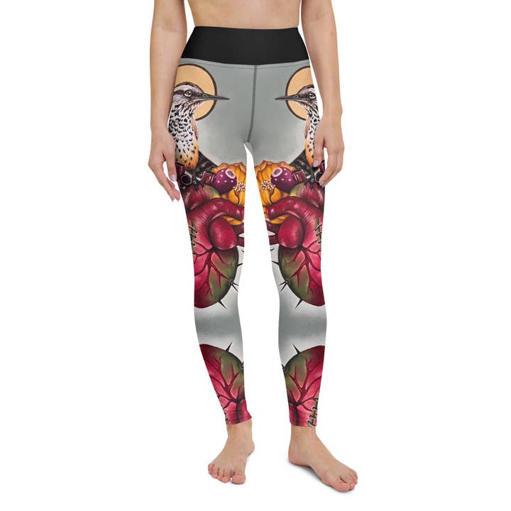 Leggings de yoga « Nature guérit » pour la vente par The Art of Francella
