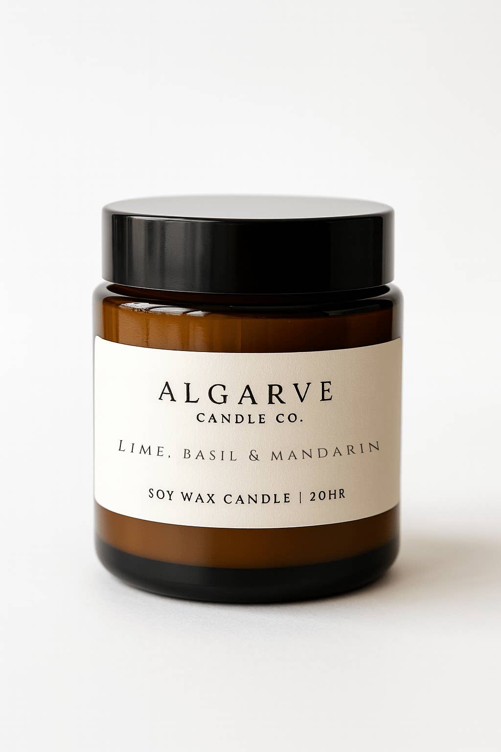 Algarve Candle Company - Wholesale Jar/Filled Candle - Soy Candle | 20hr | Lime, Basil & Mandarin