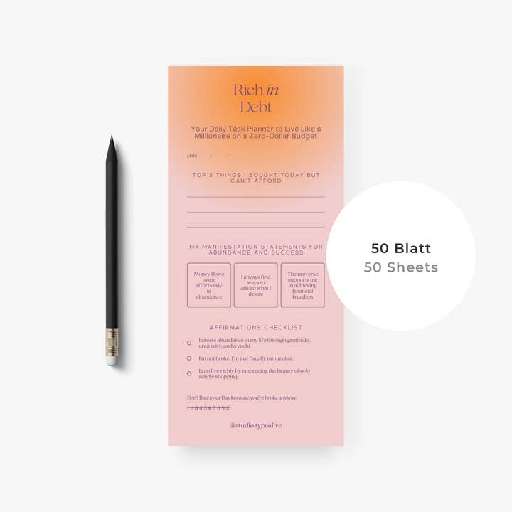 typealive - Wholesale Notepad - Notepad "narrow" / Rich3