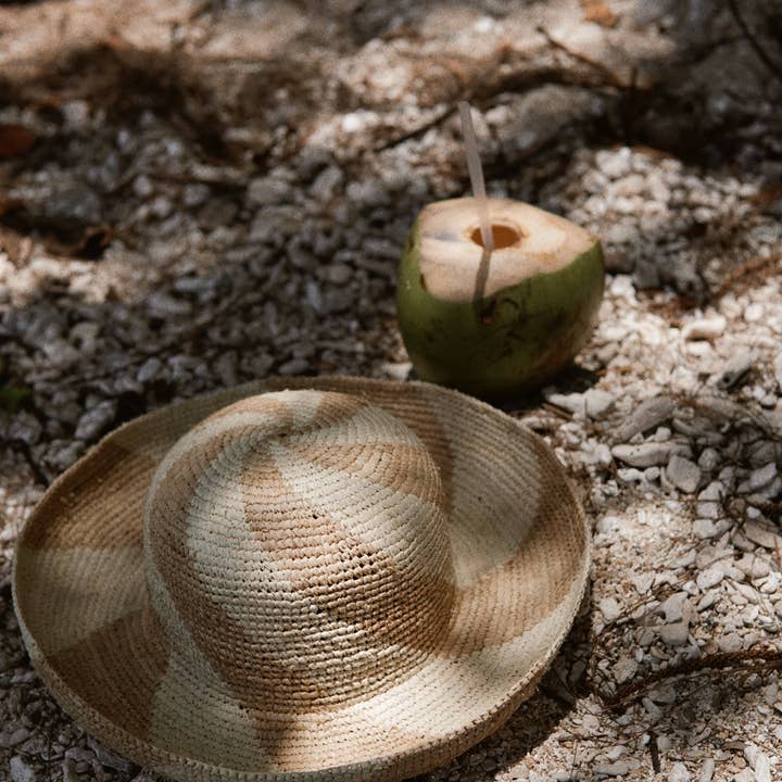 Augustine Hat Co. - Wholesale Straw hat – women's - Moroccan Sand - Raffia Sun Hat2