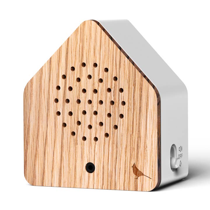 Satellitebox Cardinale rosso in legno / Soundbox Benessere per uccelli per la vendita all'ingrosso da parte di Relaxound