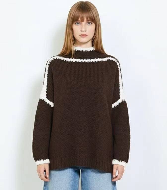 AMELÉ – wholesale Pullovertröja - Dam – Överdimensionerad tröja i grovstickat5