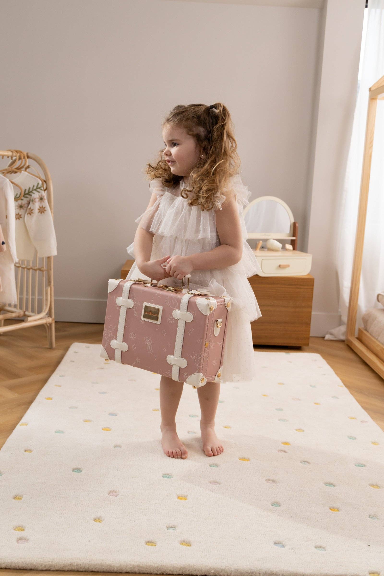 Coco Village - Wholesale Toy Set - Kids - Vegan Leather Play Suitcase - Ballerina2