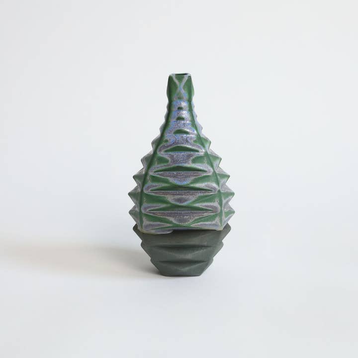 Patterned Vessels Square Nebula for wholesale by By Alejandra Design