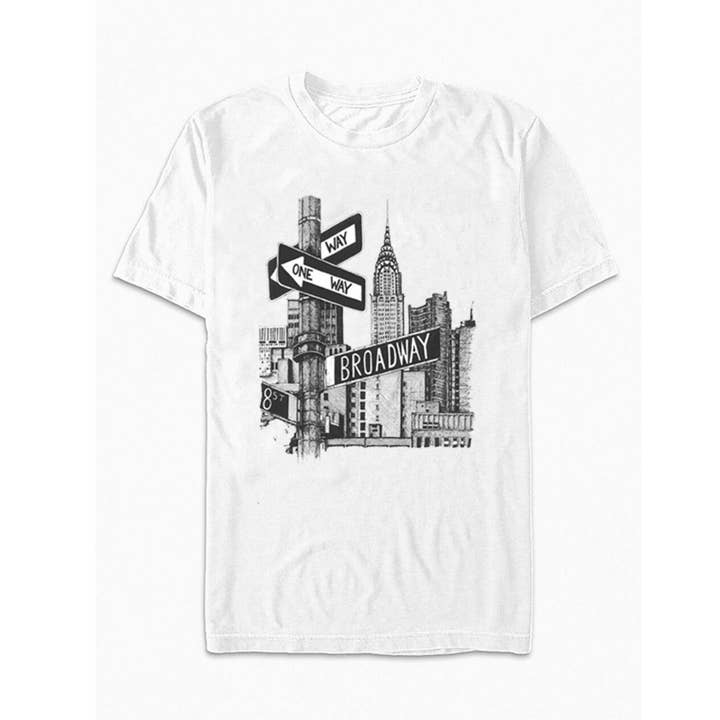 CAMISETA FEMININA GRÁFICA DA CIDADE DE NOVA IORQUE por atacado de Nobrand