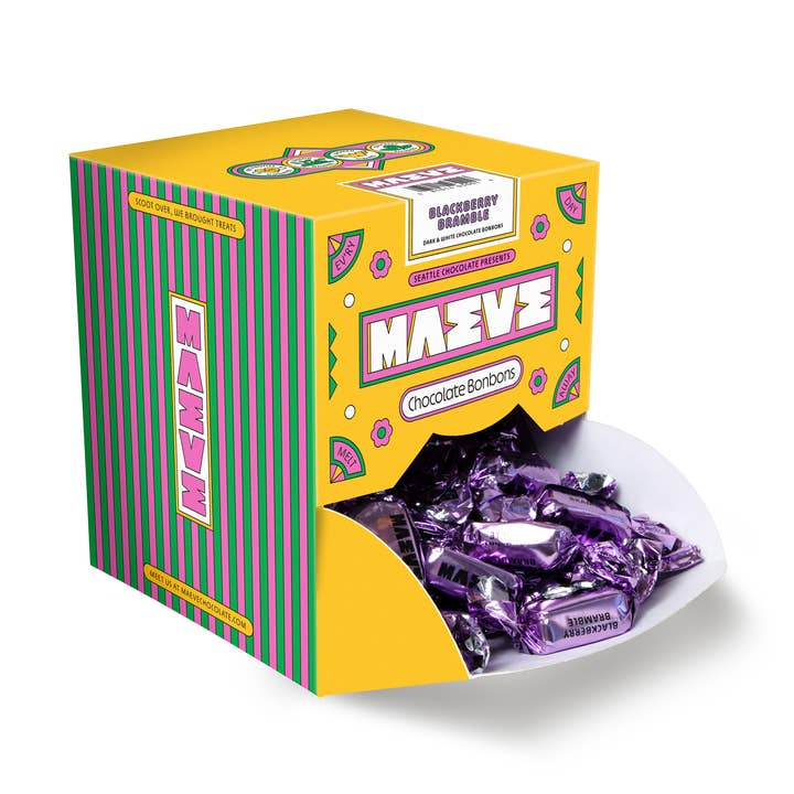 Blackberry Bramble Bonbons Bulk - 2lb for wholesale by Seattle Chocolate Presents Maeve