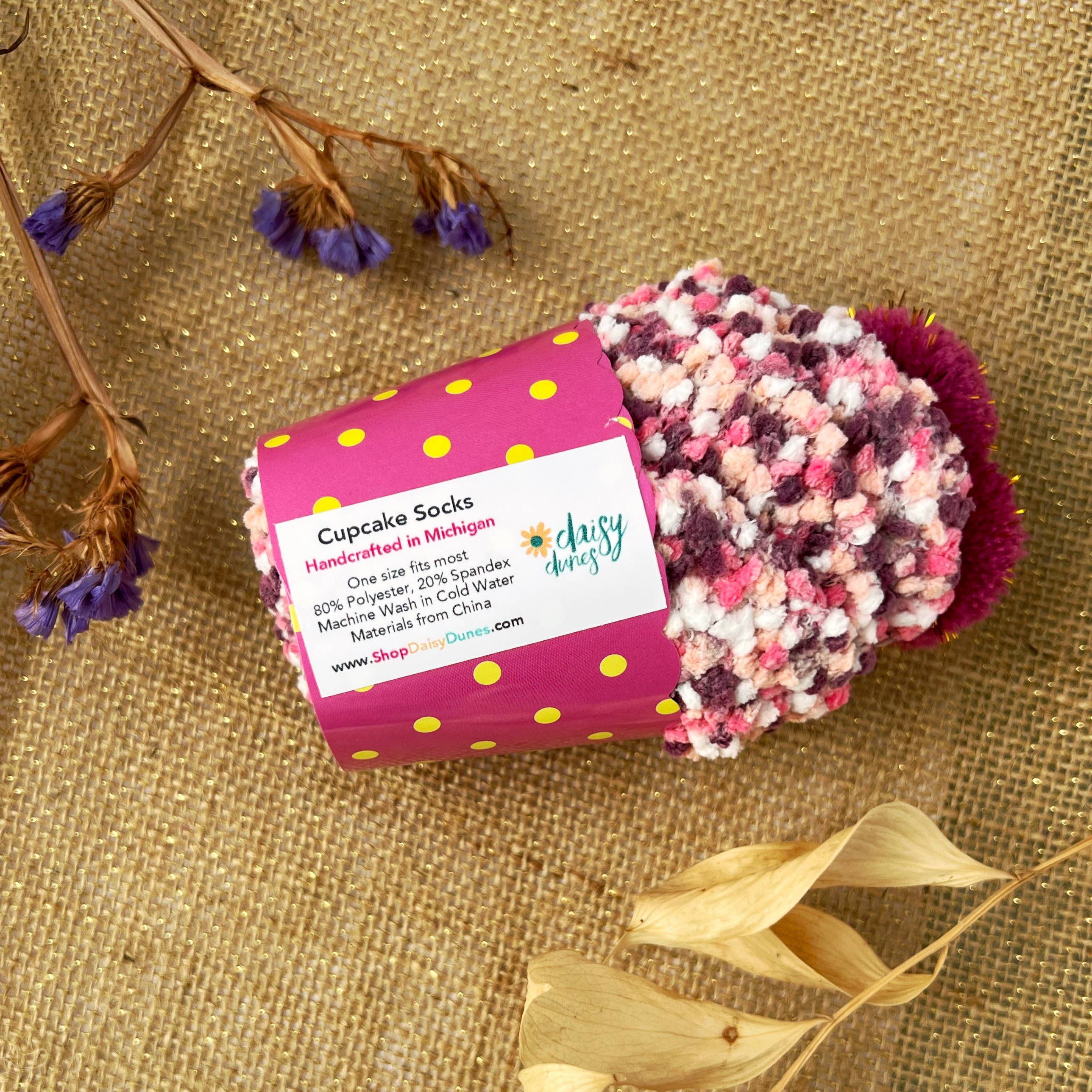 Daisy Dunes - Vente Chaussettes – femme - Chaussettes Cozy Cupcake | 9 couleurs2