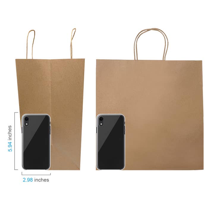 Kis Paper - Wholesale Gift Bag - Star 13x7x13 Kraft Paper Bag Twisted Handles
