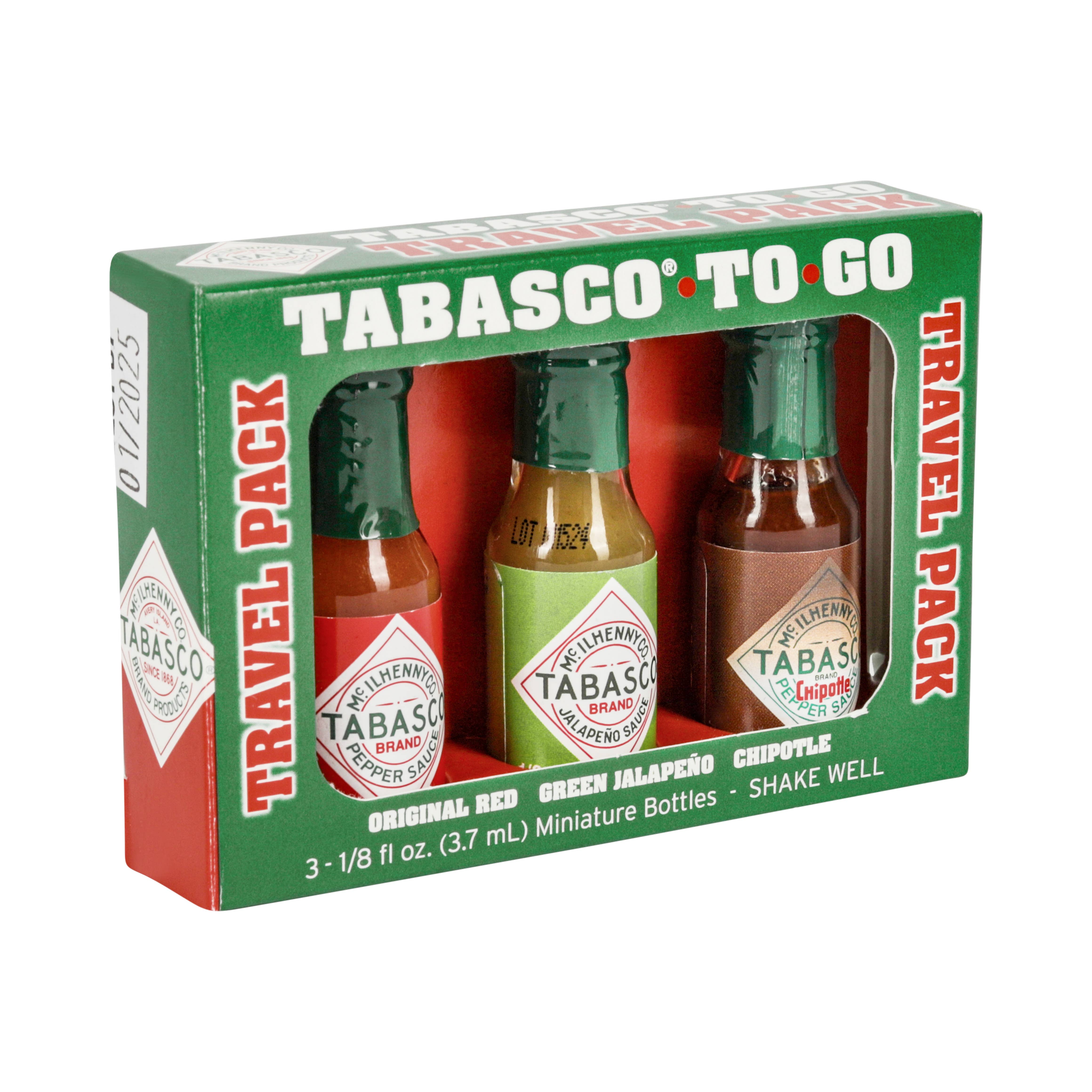 SureShot - Vendita all'ingrosso Salse piccanti - Mini confezione regalo Tabasco 3x3,7 ml