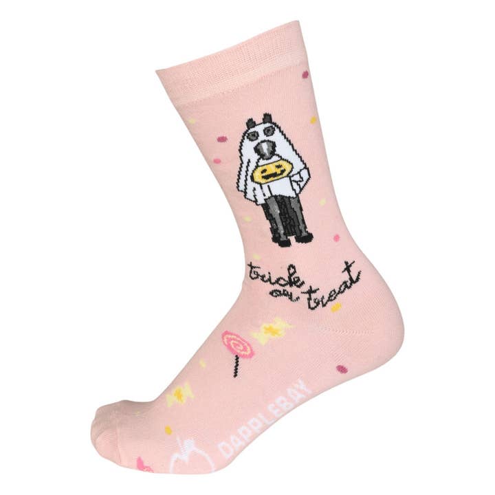 Dapplebay Trick Or Treat Knit Crew Socks for wholesale by JPC Equestrian