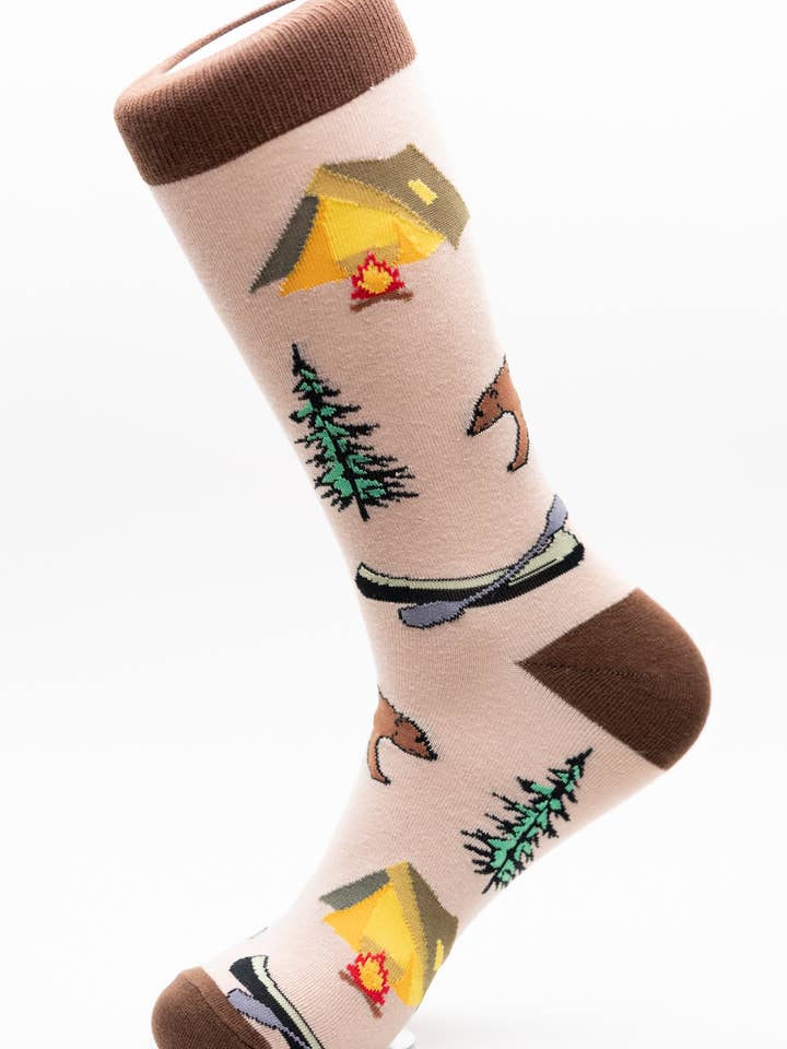 Camping Crew Socks Men's for wholesale by moJJa