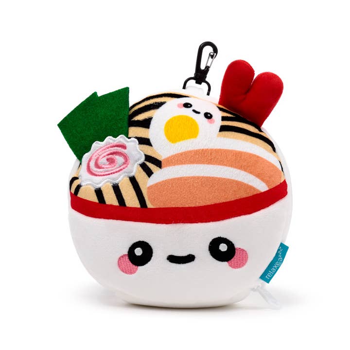 Puckator EU - Wholesale Travel Pillow - Relaxeazzz Foodiemals Nori the Ramen Bowl Travel Pillow3