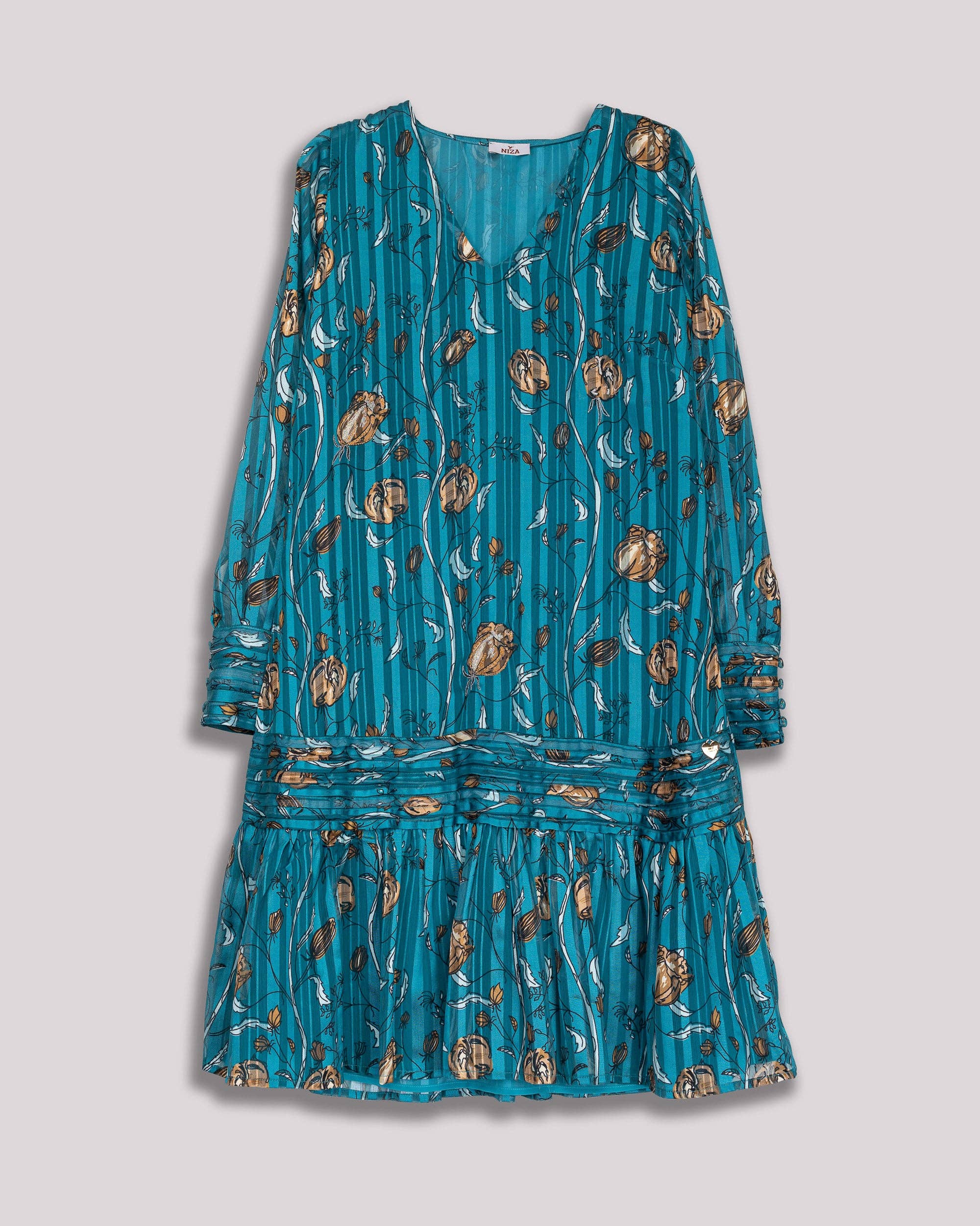 NIZA - Vente Robe – femme - Robe courte drapée Naiara5