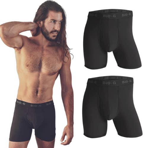 Odor-resistant Boxer Brief Men’s Underwear - 2 Pair Box for wholesale by JVM USA LLC