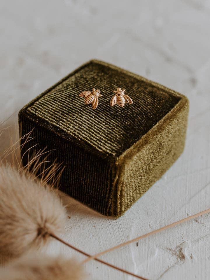 Honeybee Stud Earrings for wholesale by Bijoux Boutique LLC