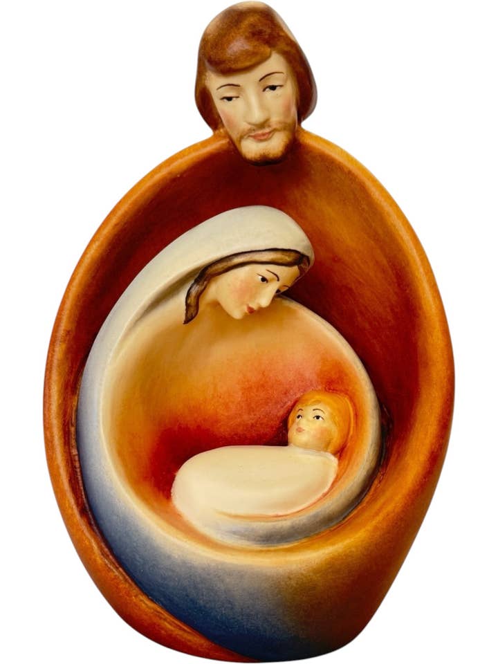 Sagrada Familia Estilizada en Madera de Arce – Escultura de Belén Moderno para venta al por mayor de Dolfi