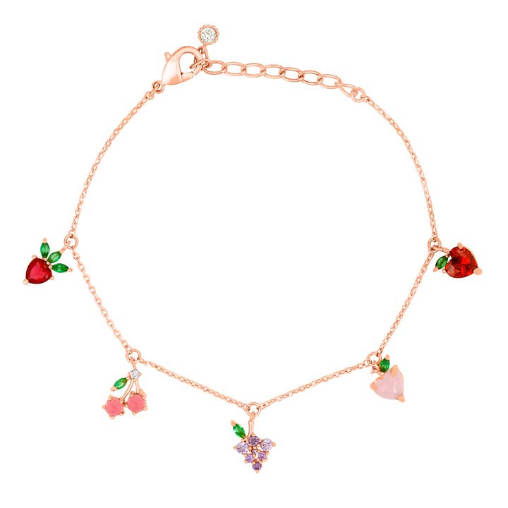 Girls Crew - Wholesale Charm/Dangle Bracelet - Fruit Basket Bracelet2