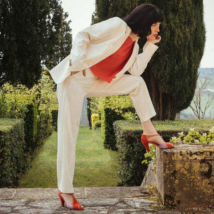 Salomé Victoria Chilli E Vermelho Lilás por atacado de Aymee