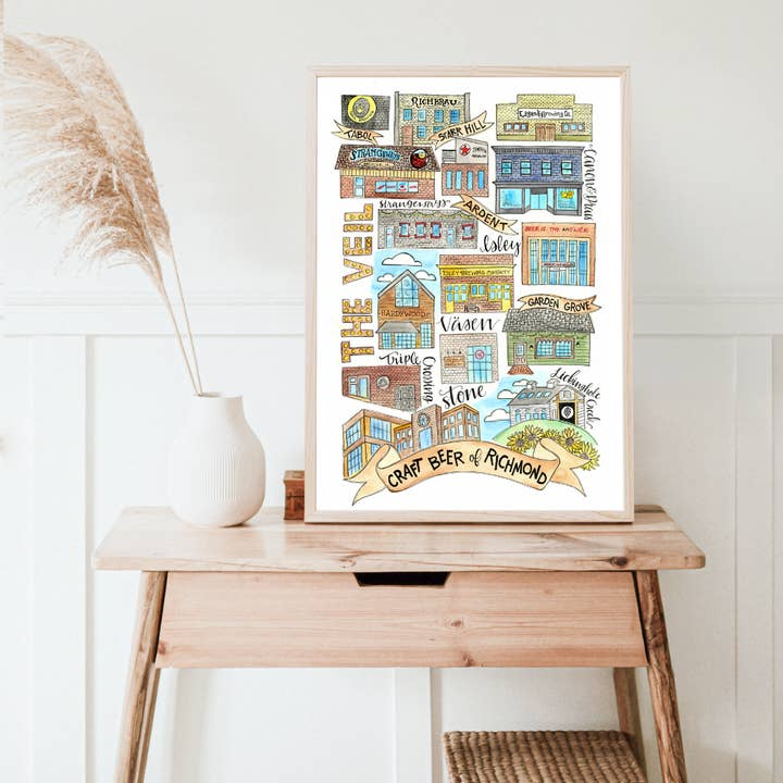 Mad Kitchen Co. - Wholesale Art Print - Craft Beer of Richmond1