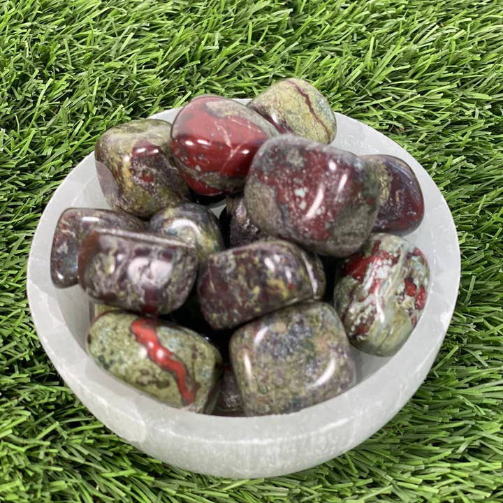 CaNatureLover - Wholesale Spiritual Stone/Crystal - Tumbled DRAGON BLOODSTONE / DRAGON BLOODSTONE / GEMSTONE10