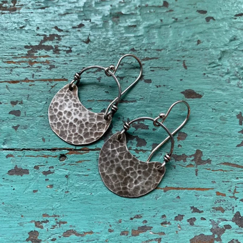 Jennifer Kahn Jewelry - Wholesale Dangle Earrings - Silver Crescent Earrings1