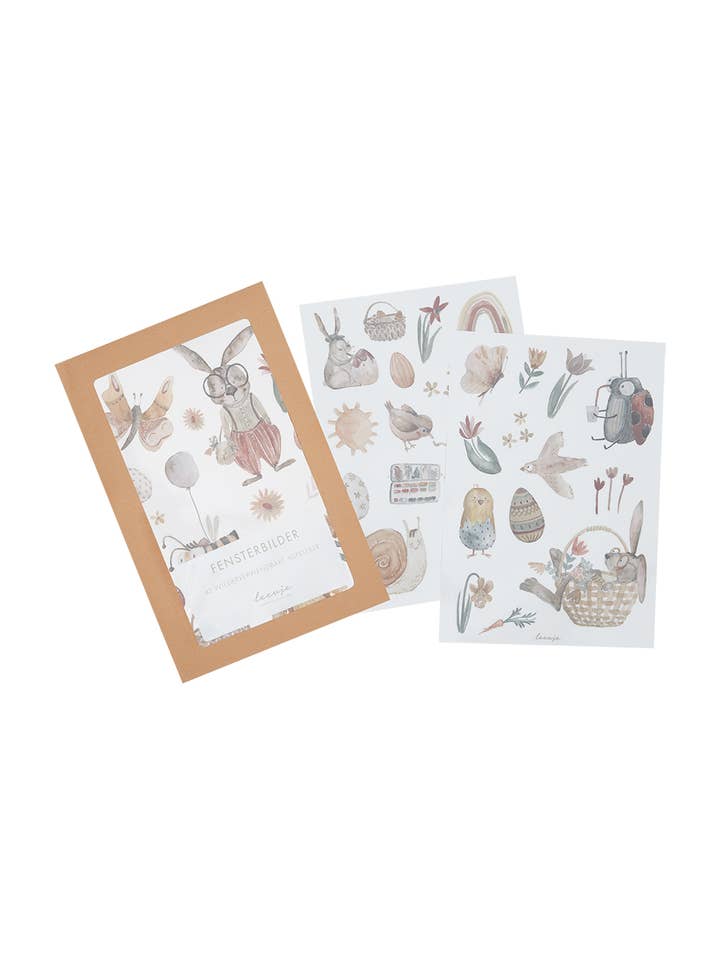 Vinduesbilleder 'Forår' for engroshandel hos Leevje