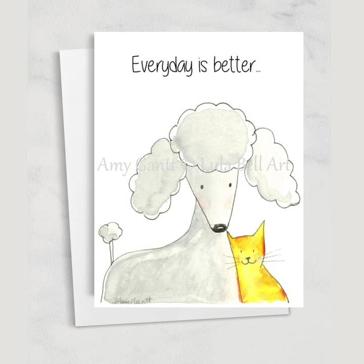 Friendship - By My Side Greeting Card for wholesale by Lula Bell Cards and Gifts